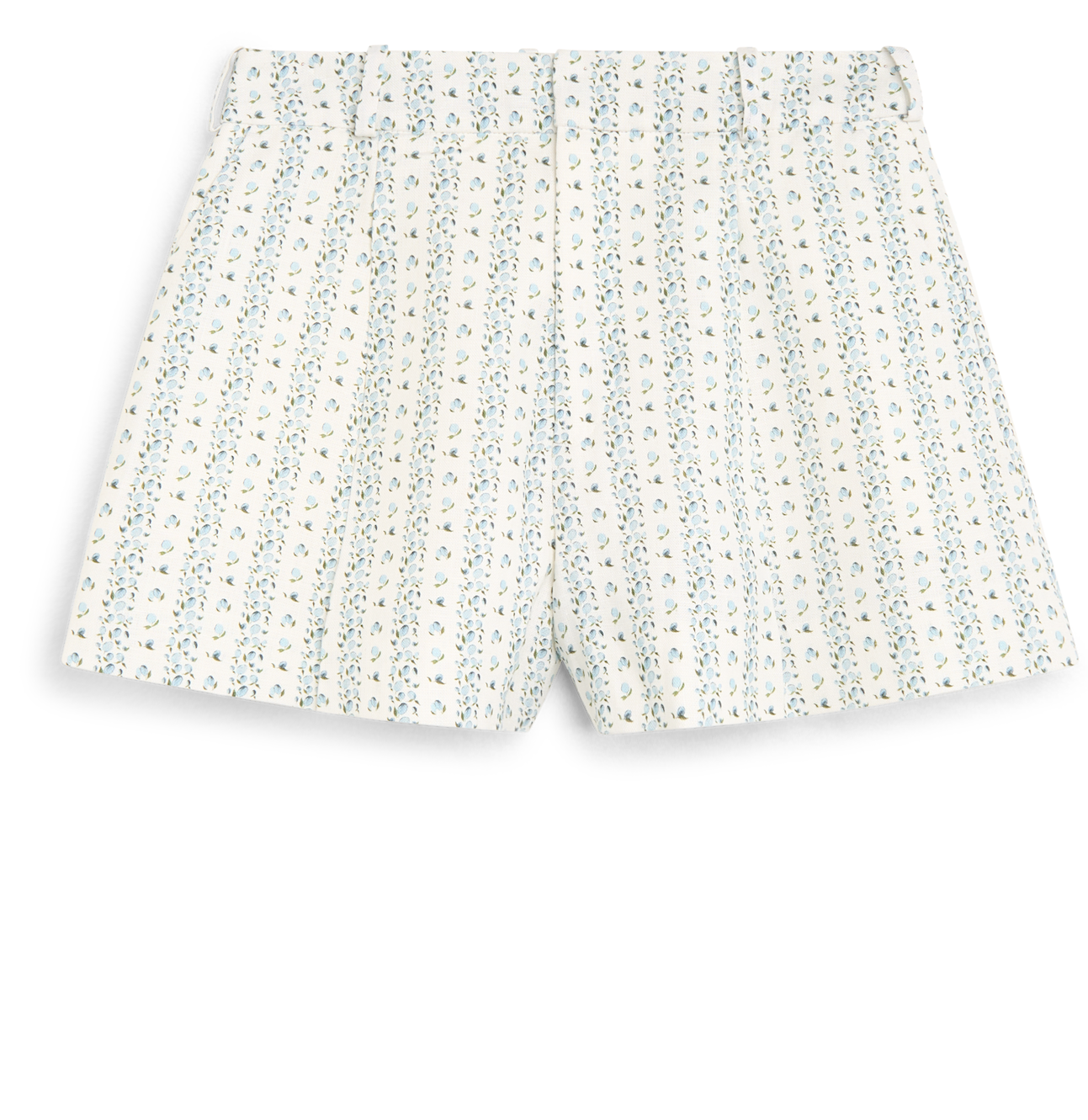 Penn Tailored Short: Linen, Plum Print