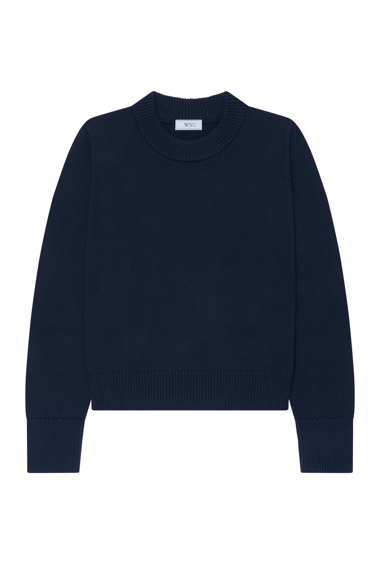 The Devon Jumper: Cotton, Navy