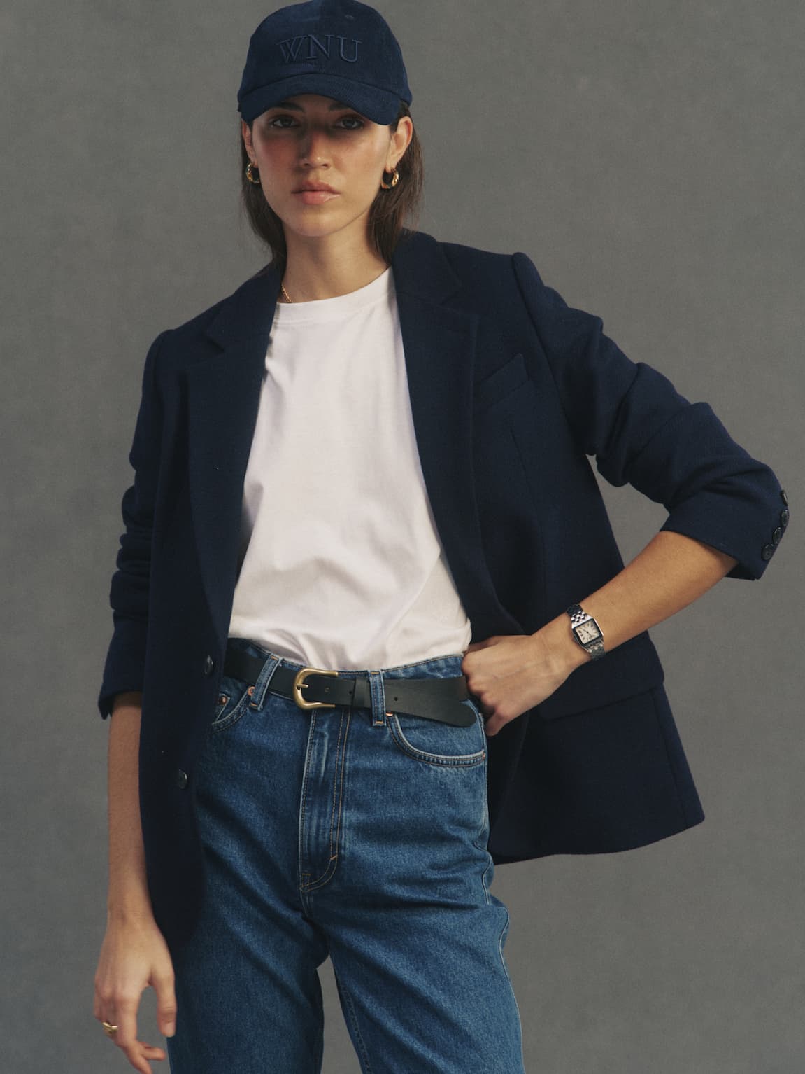 Hutton Blazer: Wool, Navy