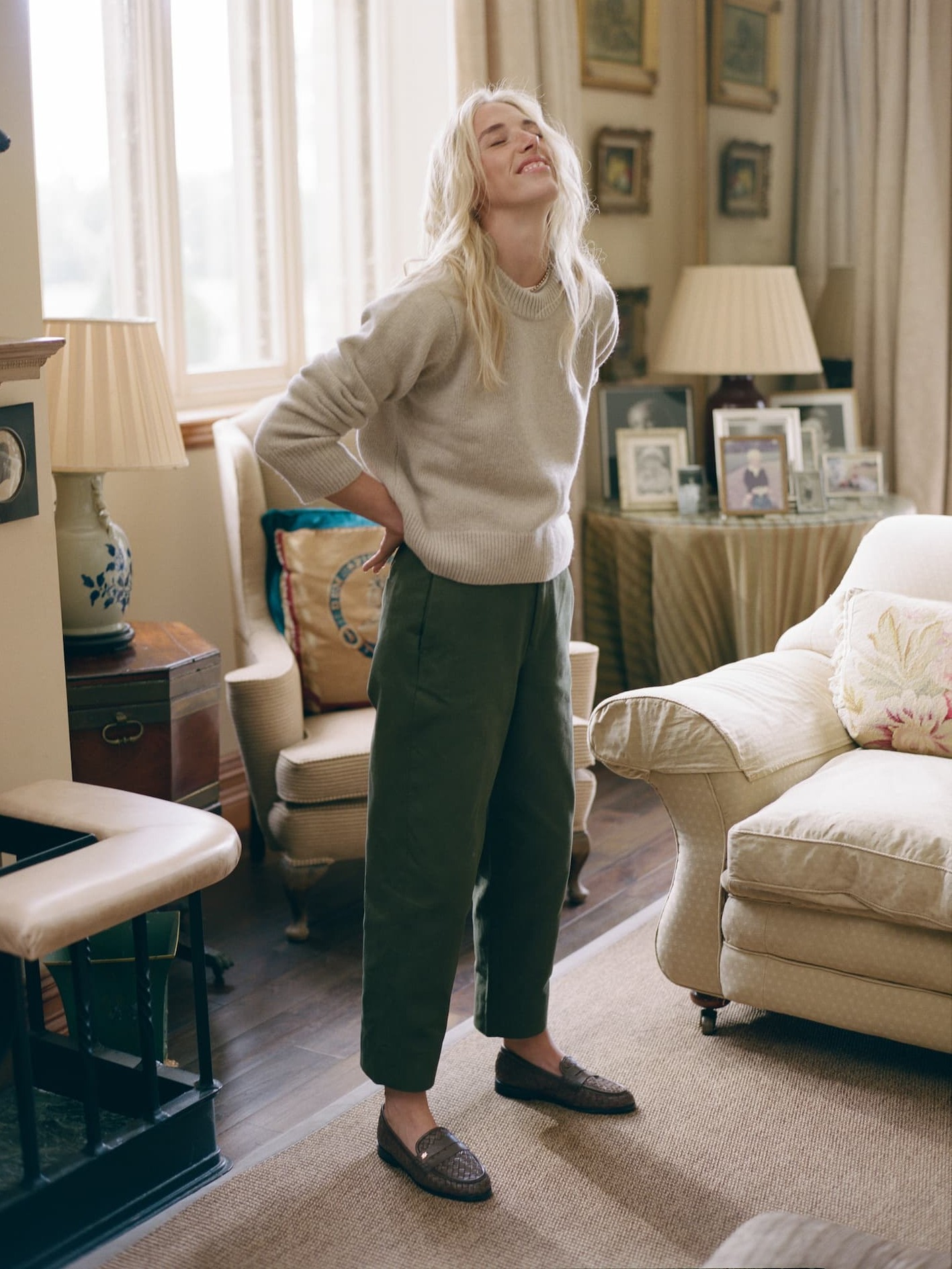 Devon Jumper: Wool, Oatmeal