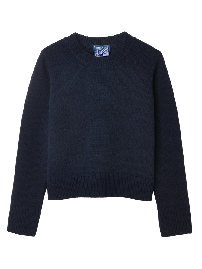 Devon Jumper: Wool, Navy