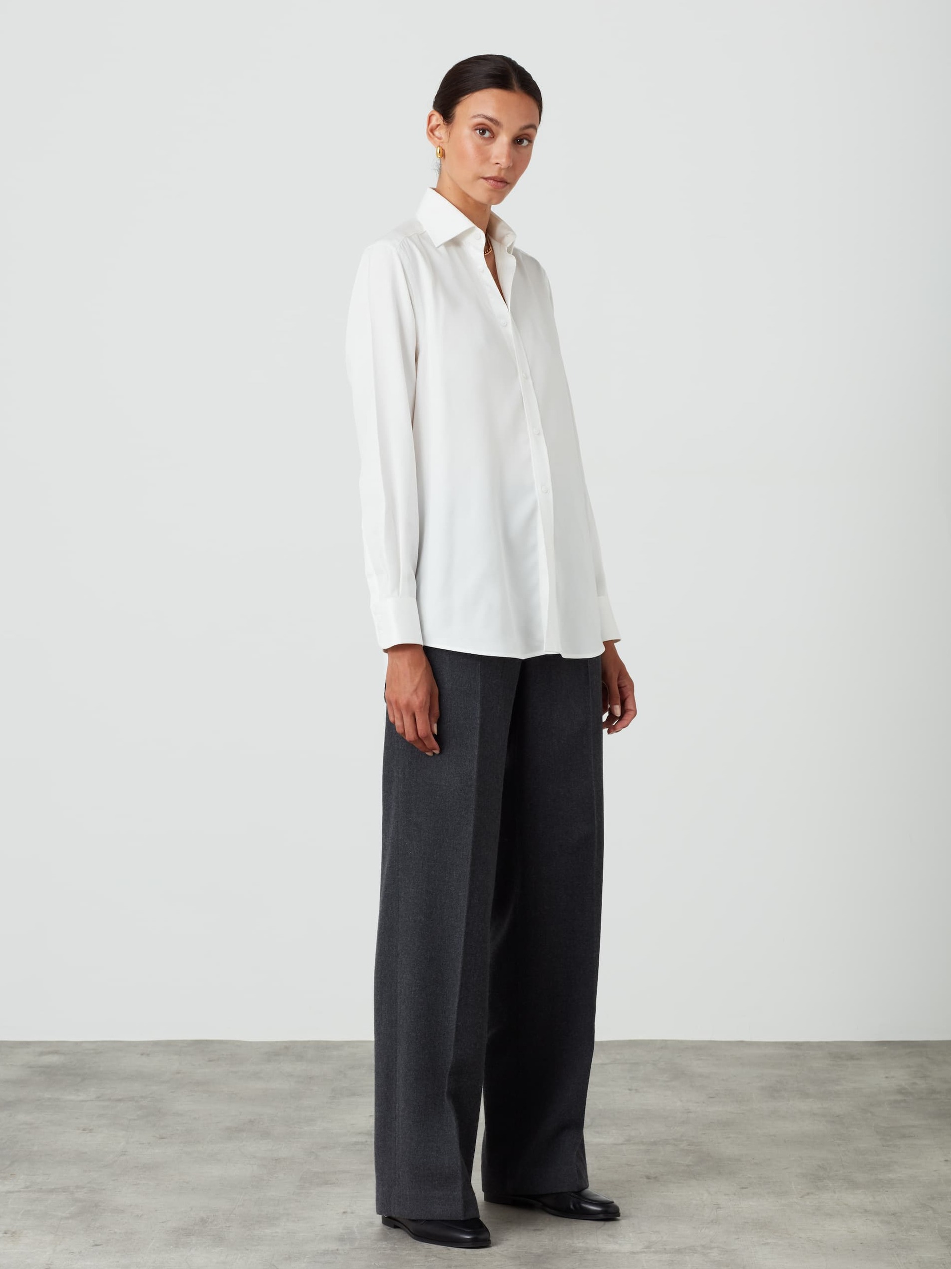The Boyfriend: Tencel, White