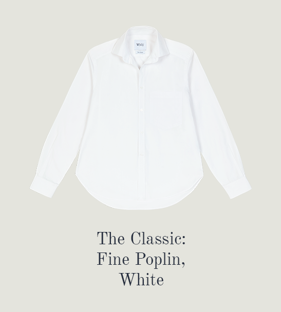The Classic Fine Poplin White 