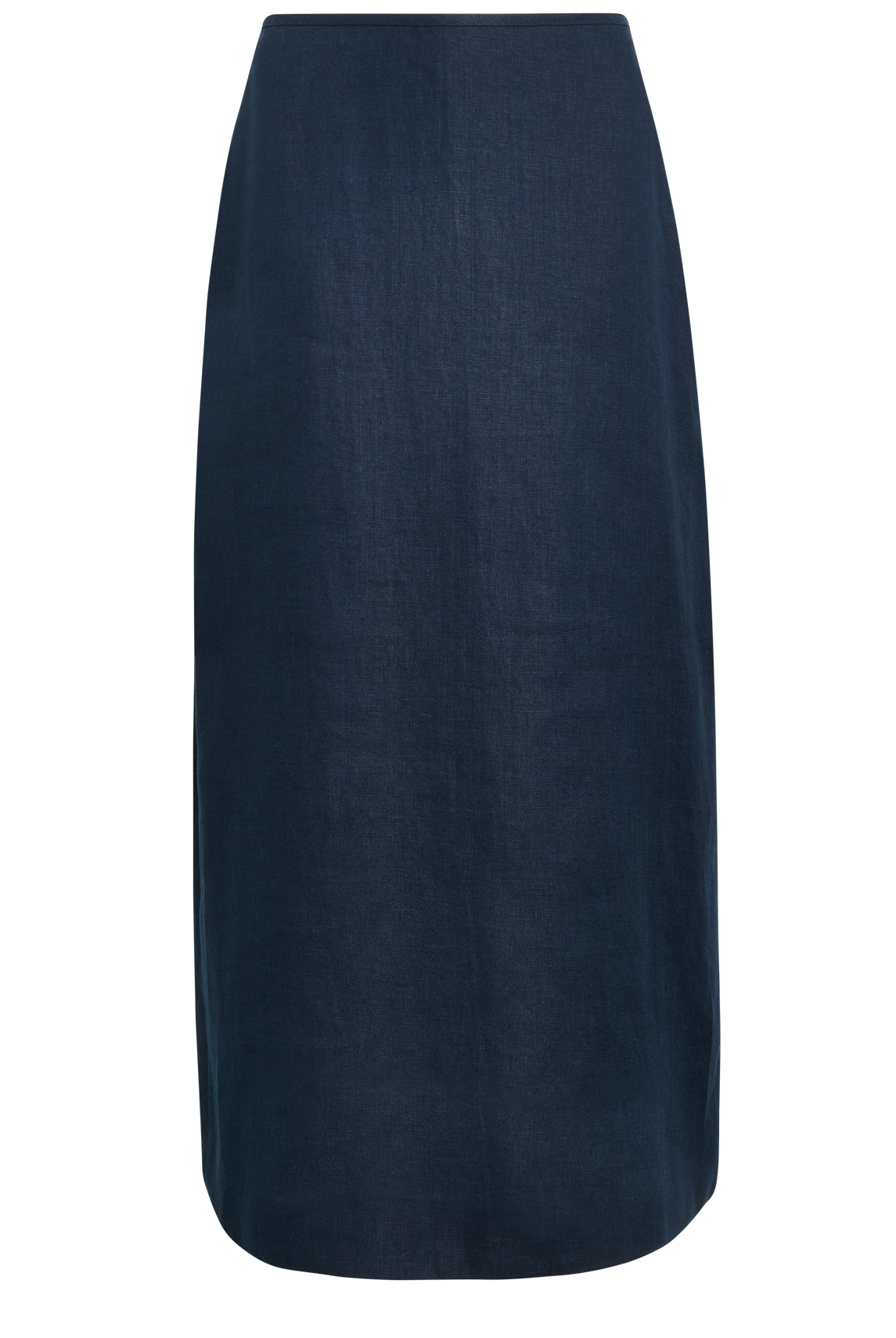 Clara Skirt: Linen, Navy