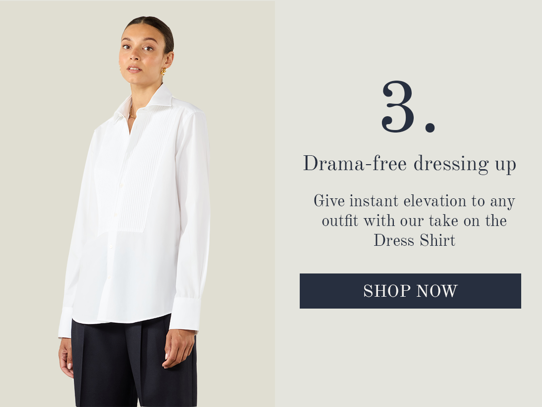 The Dress Shirt Poplin White 