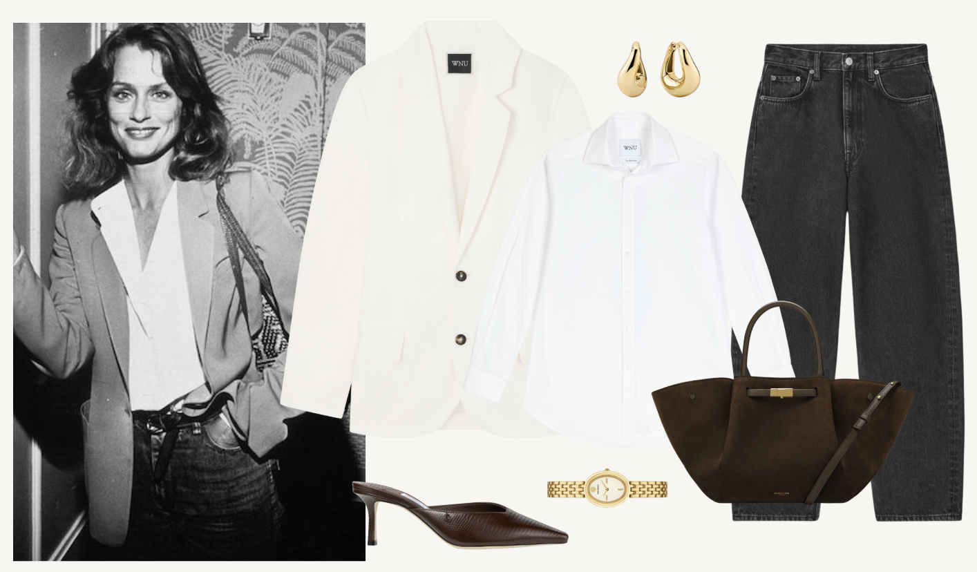 Hutton Blazer Linen Ivory 
