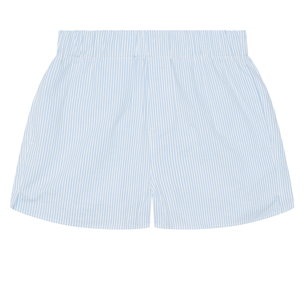 The Boxer: Seersucker, Rain Blue Stripe