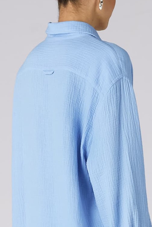 The Oversized: Cheesecloth, Cloud Blue