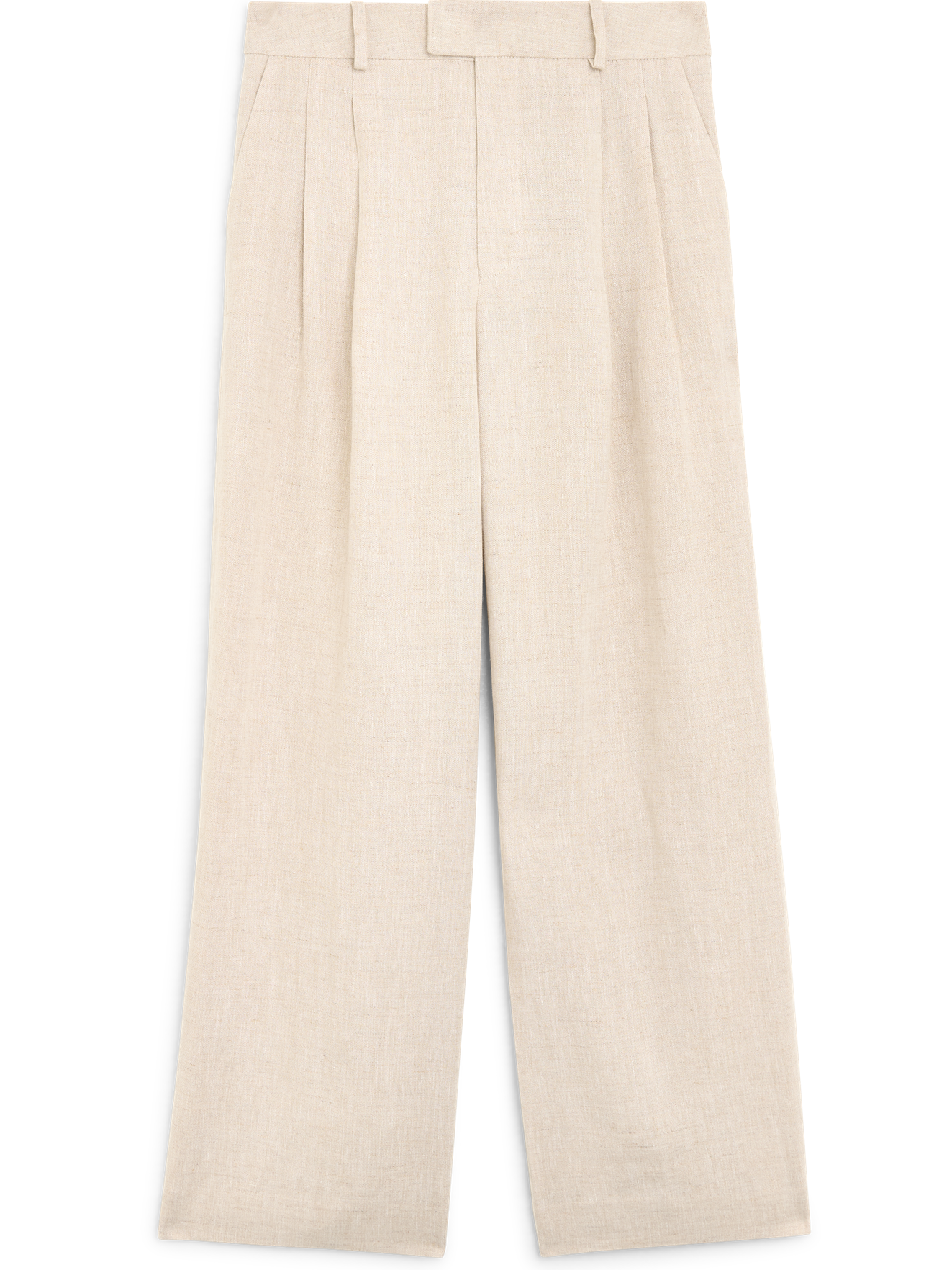 Rampling Trouser: Linen, Oatmeal