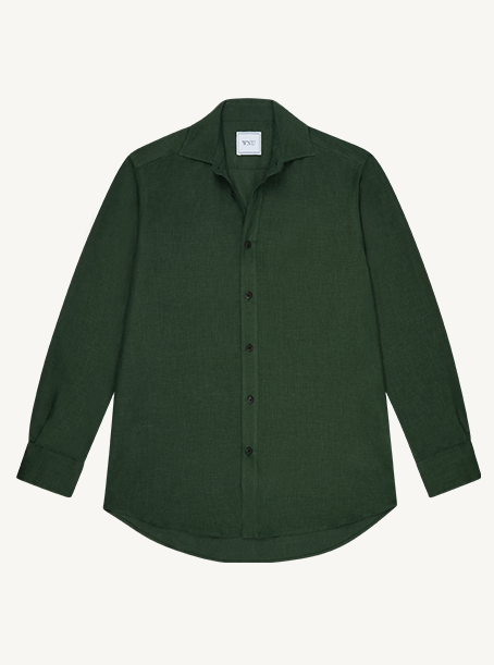 The Boyfriend Linen Hunter Green 