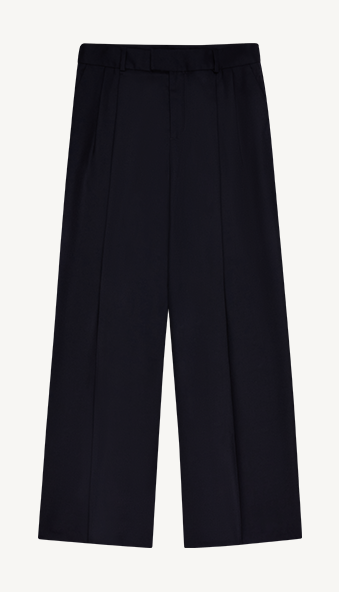 Rampling Trouser: Wool, Navy