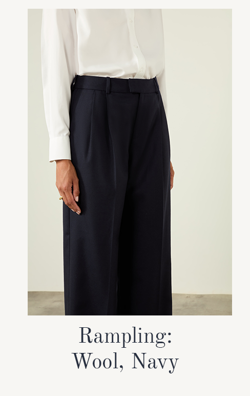 The Rampling: Trouser, Wool Navy
