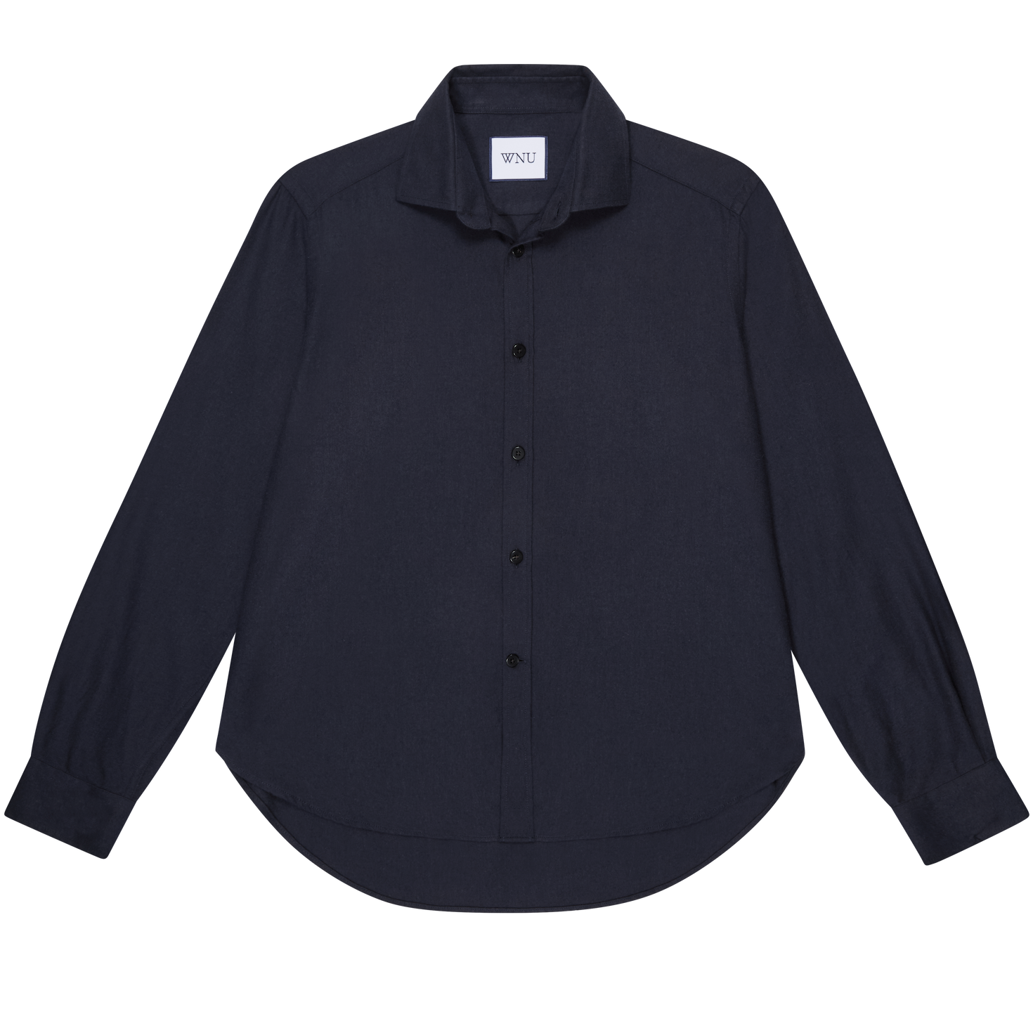 The Classic: Fine Brushed, Navy Blue Shirt