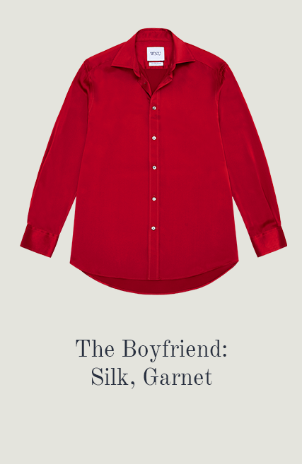 The Boyfriend: Silk Satin, Garnet