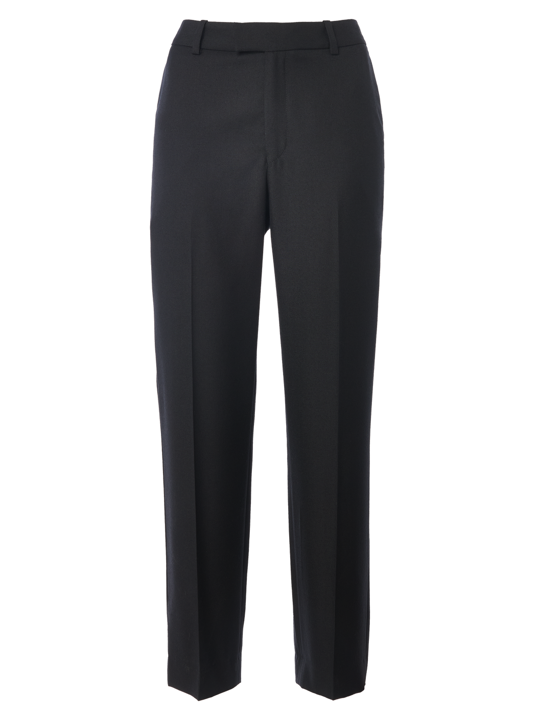 Regent Cigarette Trouser: Wool, Black