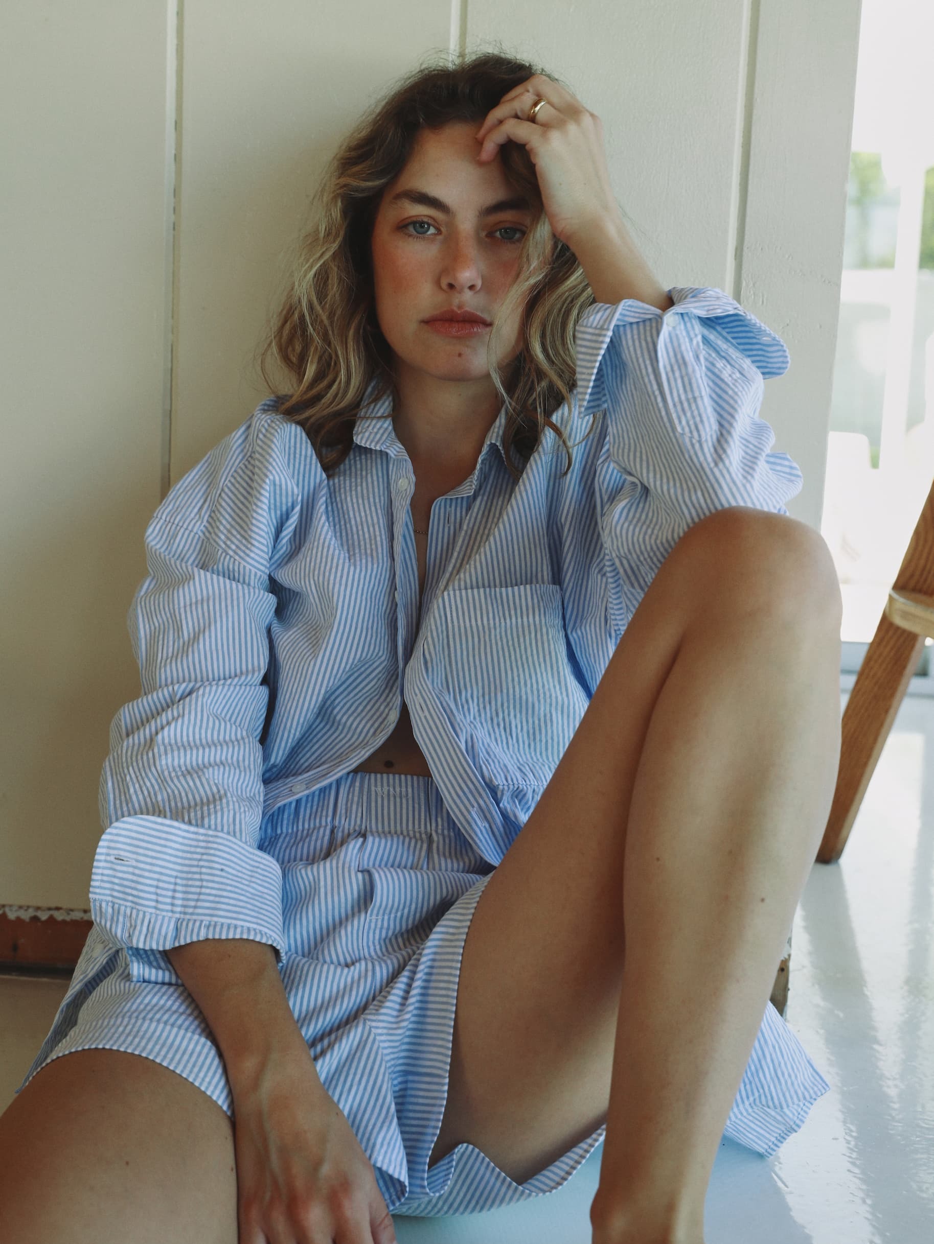 Weekend: Rain Blue Stripe