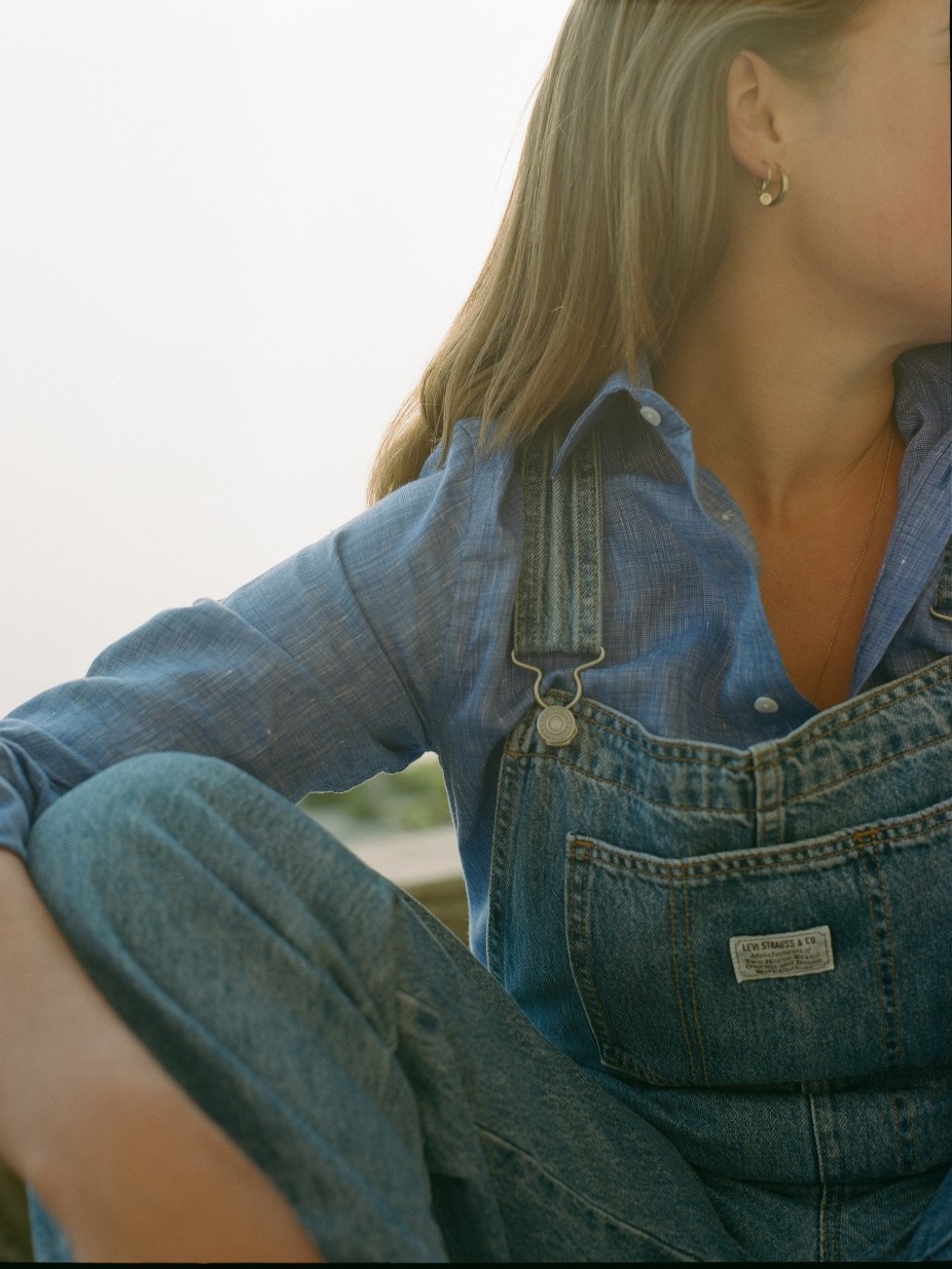 The Boyfriend Linen Lapis Blue