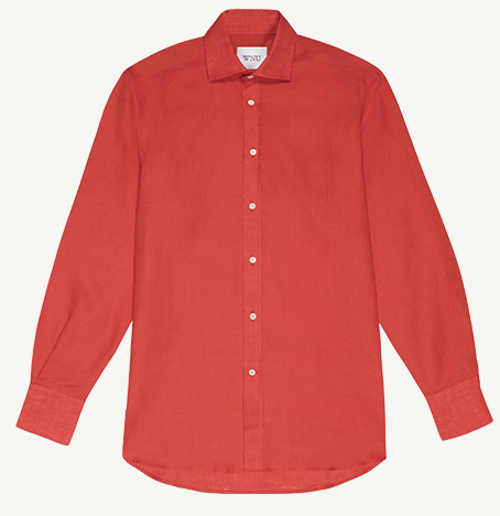 The Boyfriend: Linen, Cardinal Red