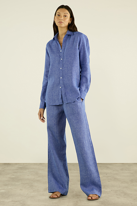 Palazzo Linen Lapis