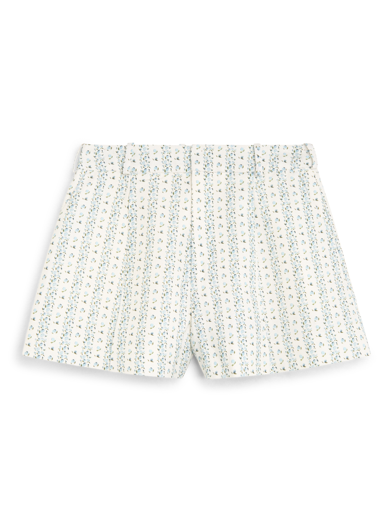 Penn Tailored Short: Linen, Plum Print