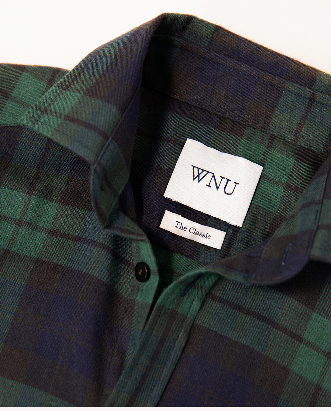 The Classic: Fine Brushed, Heritage Green Plaid