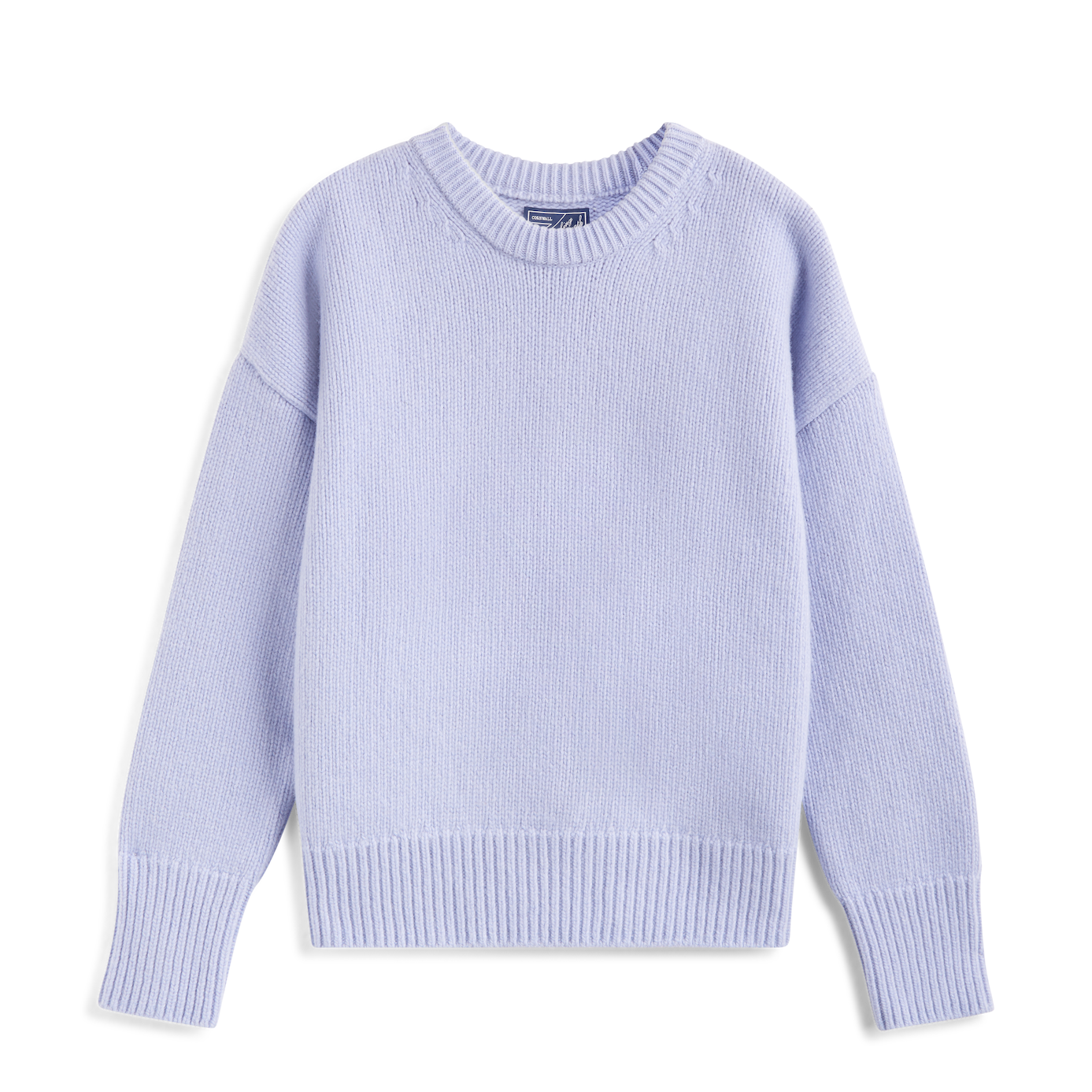 Cornwall Jumper: Wool, Icy Blue