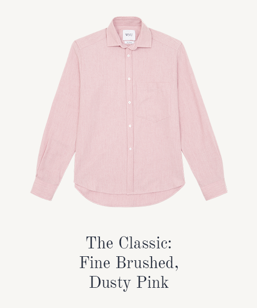 The Classic Fine Brushed Dusty Pink