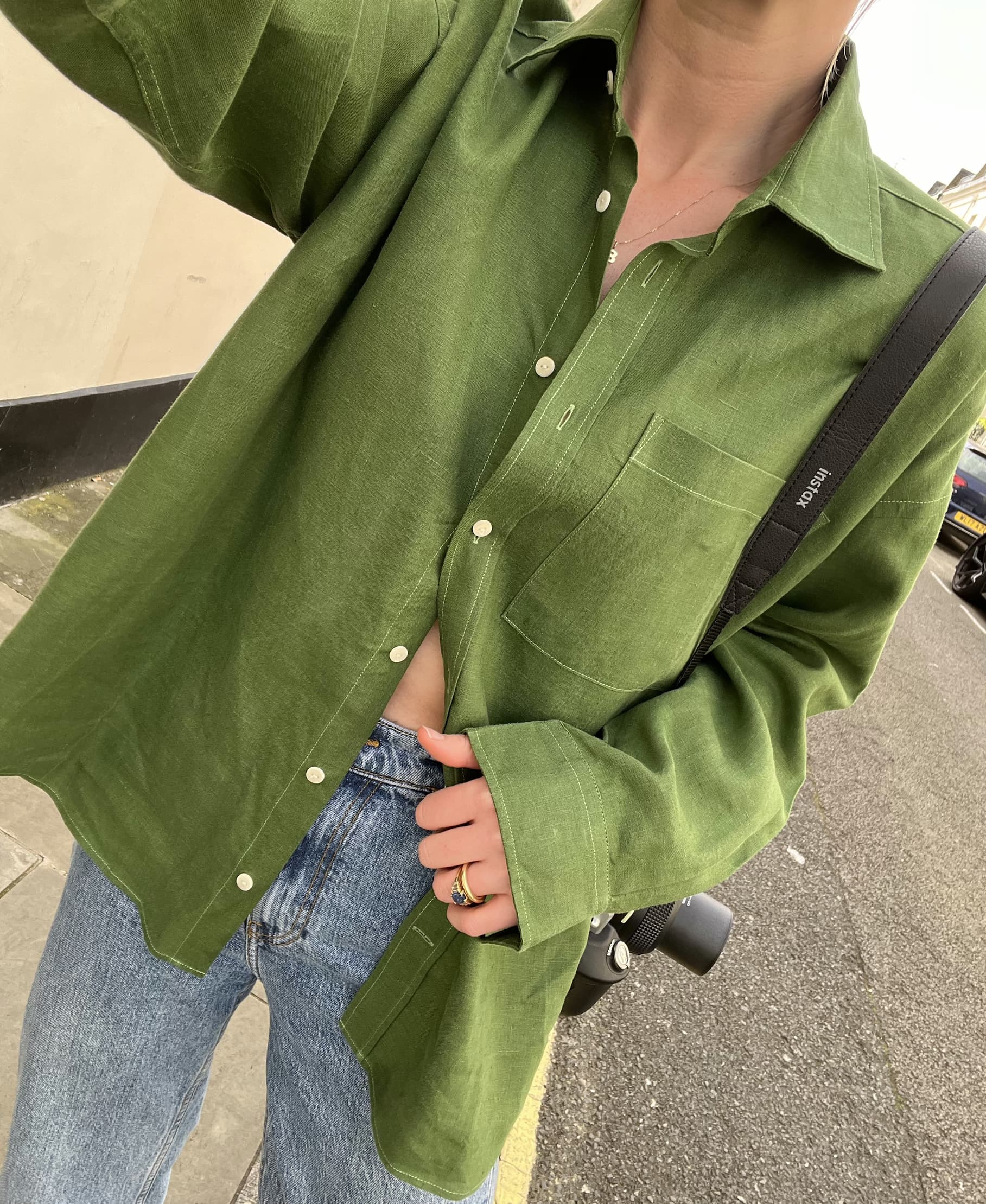 Green Hemp Shirt