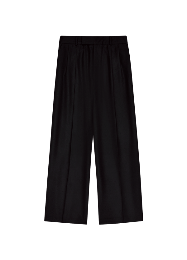 The Rampling Trouser: Wool, Black 