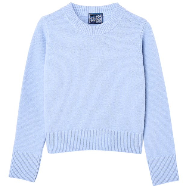 Devon Jumper: Wool, Cornflower Blue
