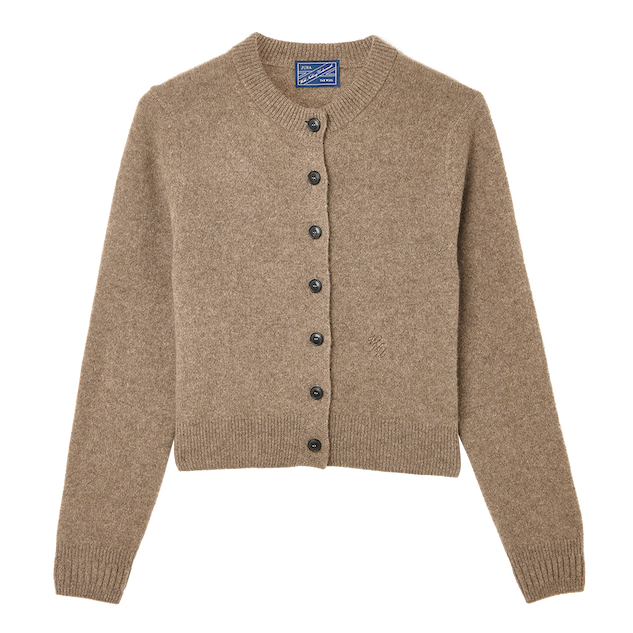 Jura Cardigan: Yak Wool, Coffee