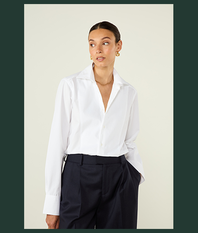 The Dress Shirt Poplin White 