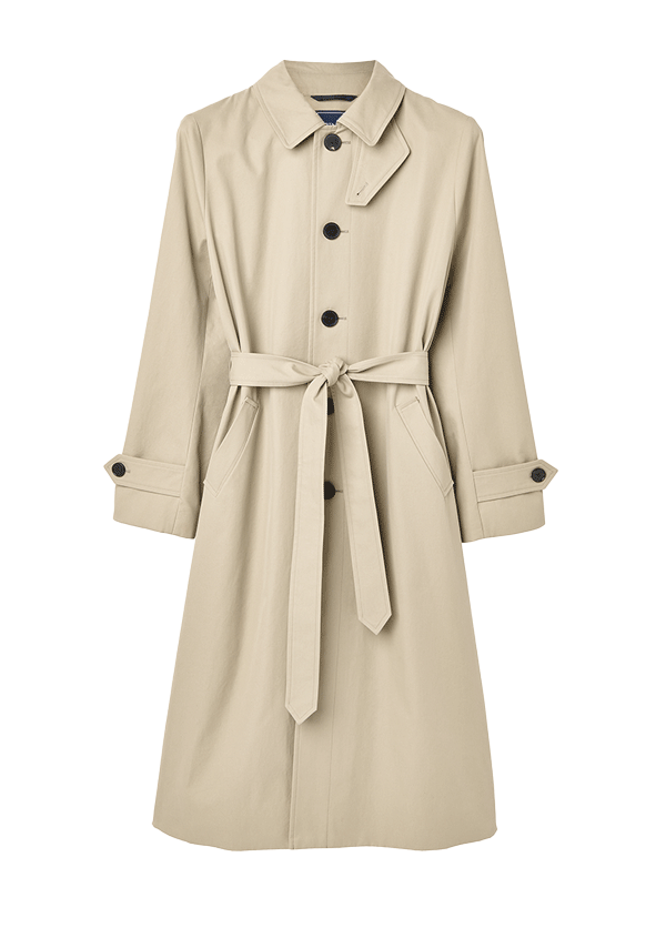 Chatsworth Coat: Cotton, Dark Stone