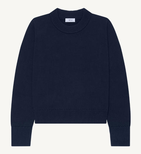 Devon Jumper: Cotton, Navy
