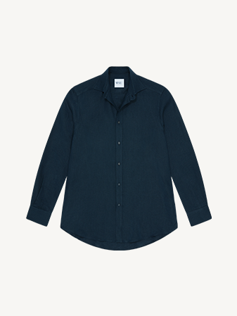 The Boyfriend: Linen, Navy