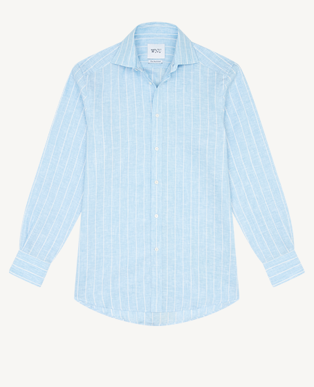 The Boyfriend Linen Sky Blue 