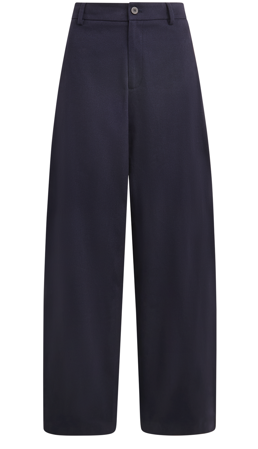 Alba Trouser: Cotton Twill, Navy