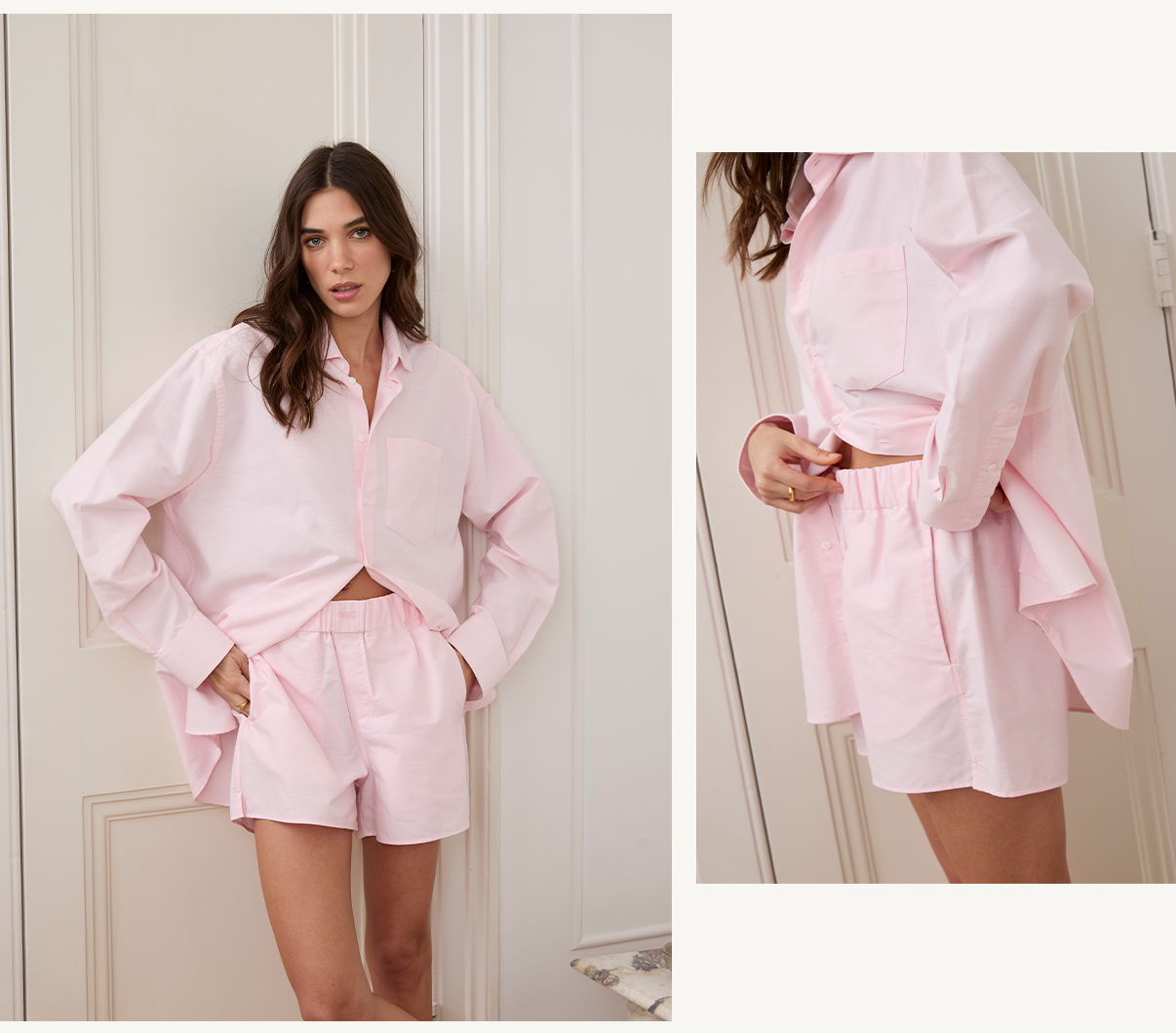 The Oversized: Oxford, Rose Pink
