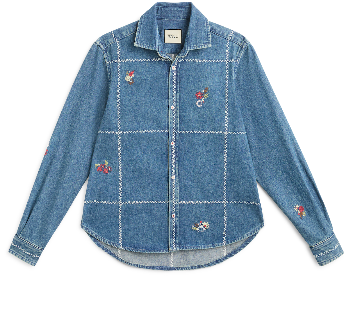 The Classic: Denim, Embroidered Shirt 