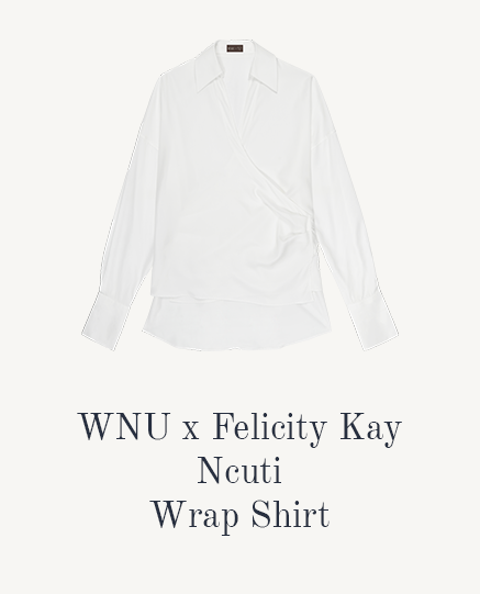 WNU x Felicity Kay Ncuti Wrap Shirt 