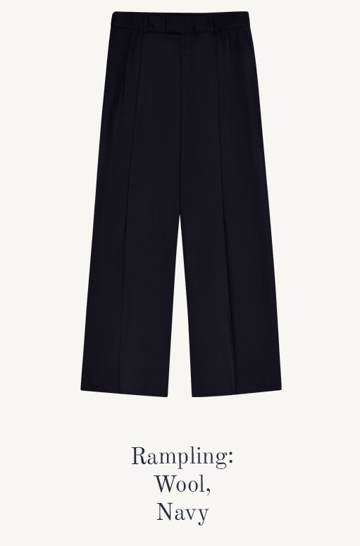 Rampling Trouser Wool Navy