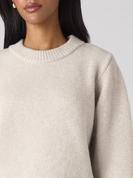 Devon Jumper: Wool, Oatmeal