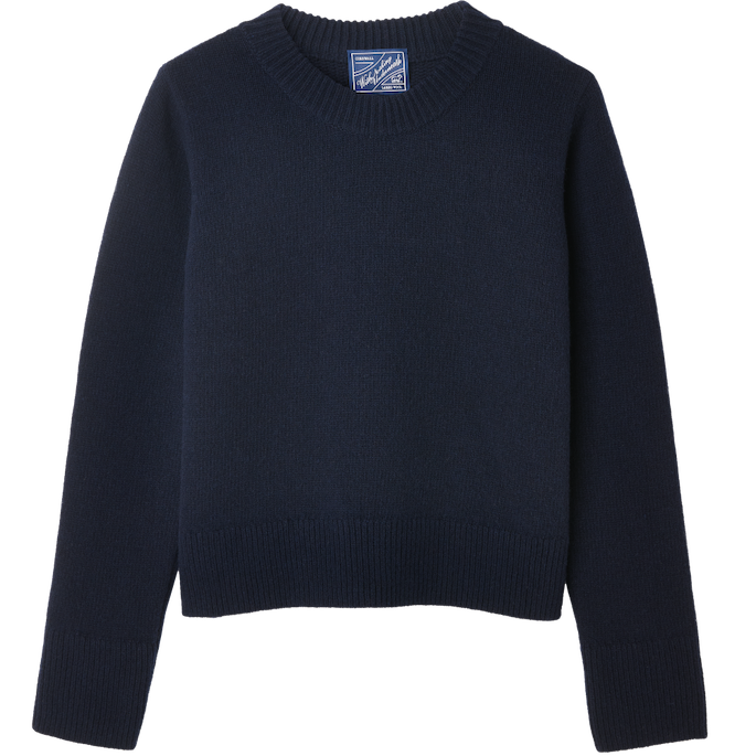 Devon Jumper: Wool, Navy