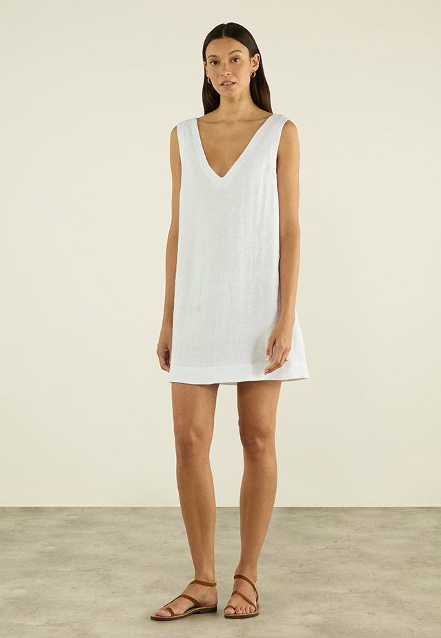 Sloane Dress: White