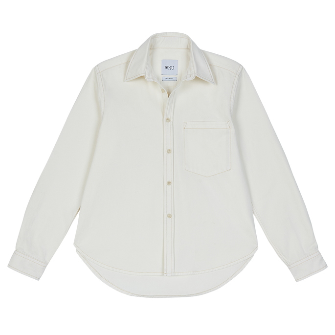 The Classic: Denim, Off-White