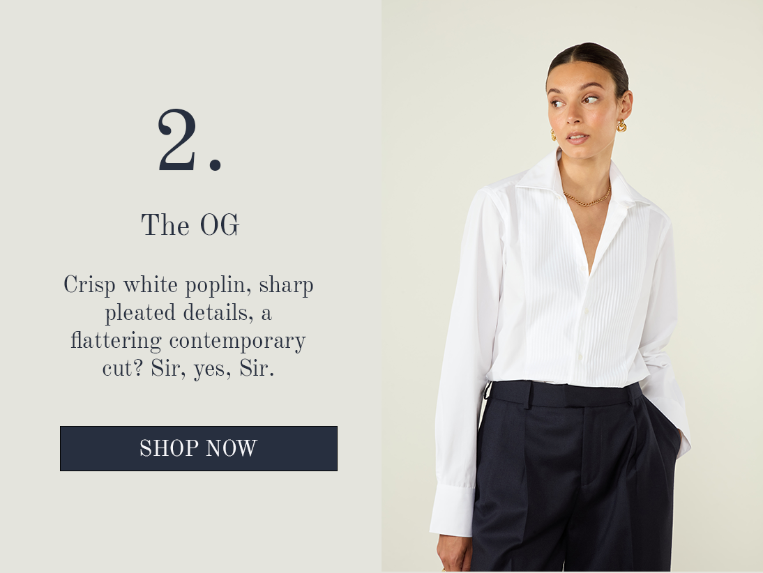 The Dress Shirt: Fine Poplin, White