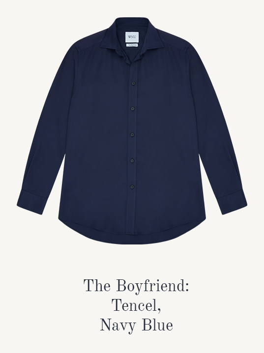 The Boyfriend Tencel Navy Blue 