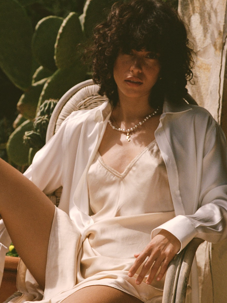 The Boyfriend Silk Pearl