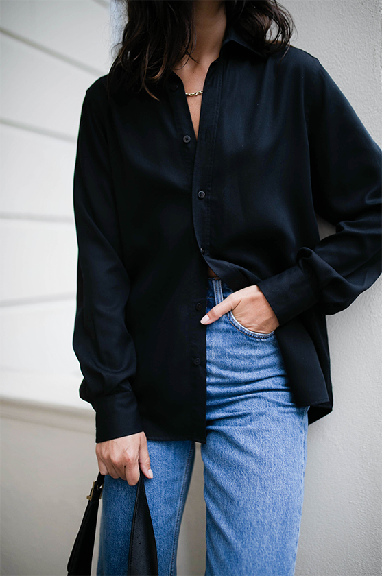 The Boyfriend: Tencel, Black
