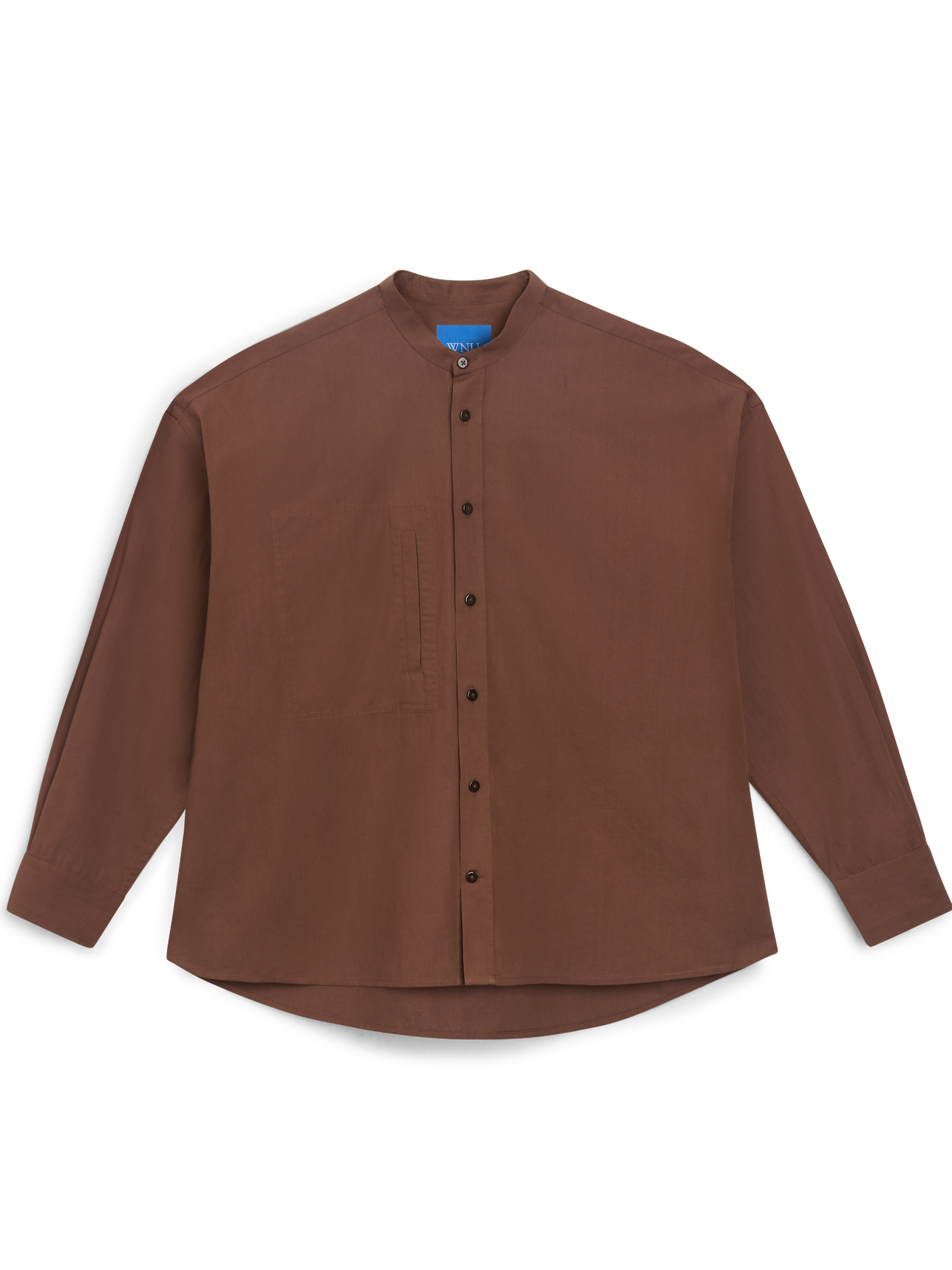 Portlligat Shirt: Fine Poplin, Mocha